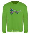 Sweatshirt Colored Dragon orchid-green фото