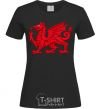 Women's T-shirt Red Dragon black фото