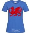 Women's T-shirt Red Dragon royal-blue фото