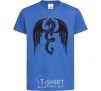 Детская футболка Dragon Wings Ярко-синий фото