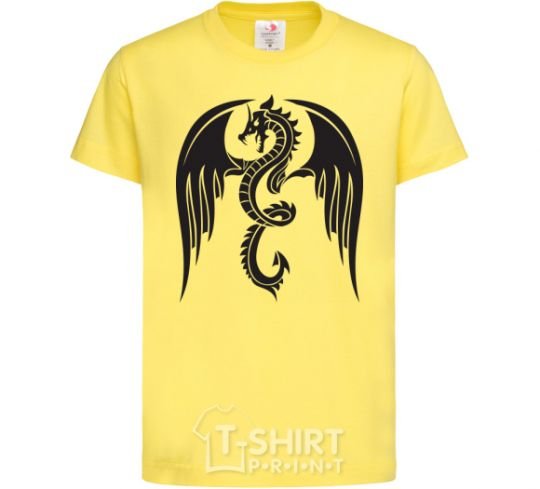 Kids T-shirt Dragon Wings cornsilk фото