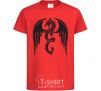 Детская футболка Dragon Wings Красный фото