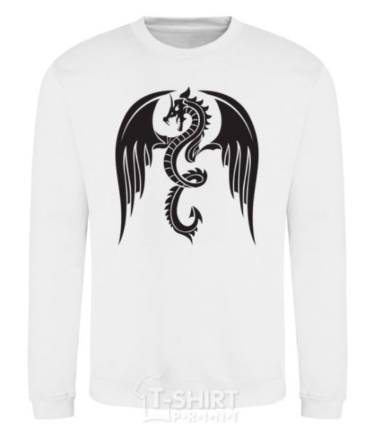 Sweatshirt Dragon Wings White фото