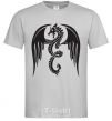 Men's T-Shirt Dragon Wings grey фото