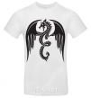 Men's T-Shirt Dragon Wings White фото