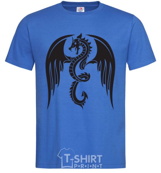 Men's T-Shirt Dragon Wings royal-blue фото