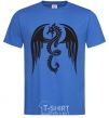 Men's T-Shirt Dragon Wings royal-blue фото