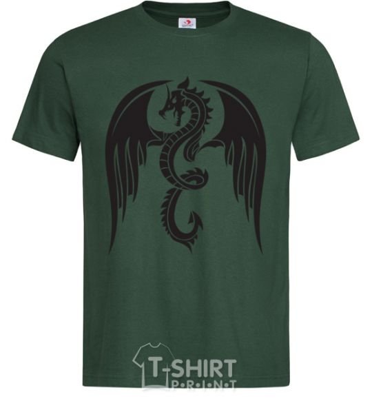 Men's T-Shirt Dragon Wings bottle-green фото