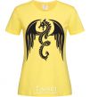 Женская футболка Dragon Wings Лимонный фото