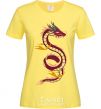 Женская футболка Burgundy Dragon Лимонный фото