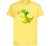 Kids T-shirt Green Dragon cornsilk фото