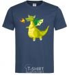 Men's T-Shirt Green Dragon navy-blue фото