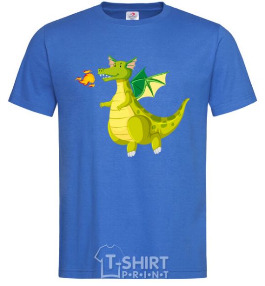 Men's T-Shirt Green Dragon royal-blue фото