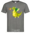 Men's T-Shirt Green Dragon dark-grey фото