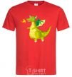 Men's T-Shirt Green Dragon red фото