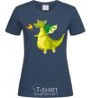 Women's T-shirt Green Dragon navy-blue фото