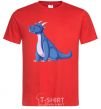 Men's T-Shirt Blue Dragon V.1 red фото