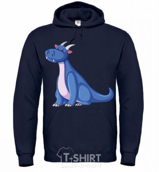 Men`s hoodie Blue Dragon V.1 navy-blue фото