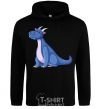 Men`s hoodie Blue Dragon V.1 black фото