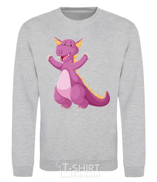 Sweatshirt Purple Dragon sport-grey фото