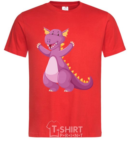 Мужская футболка Purple Dragon Красный фото