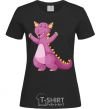 Women's T-shirt Purple Dragon black фото