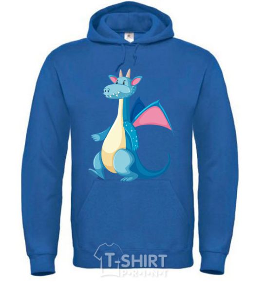 Men`s hoodie Blue Dragon royal фото