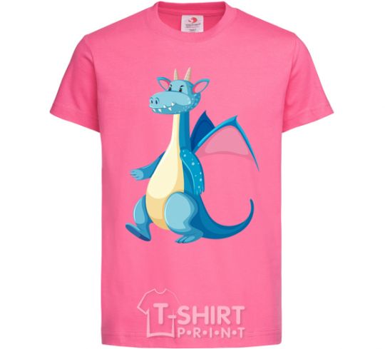 Kids T-shirt Blue Dragon heliconia фото