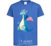 Kids T-shirt Blue Dragon royal-blue фото