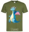 Men's T-Shirt Blue Dragon millennial-khaki фото