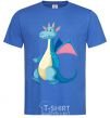 Men's T-Shirt Blue Dragon royal-blue фото