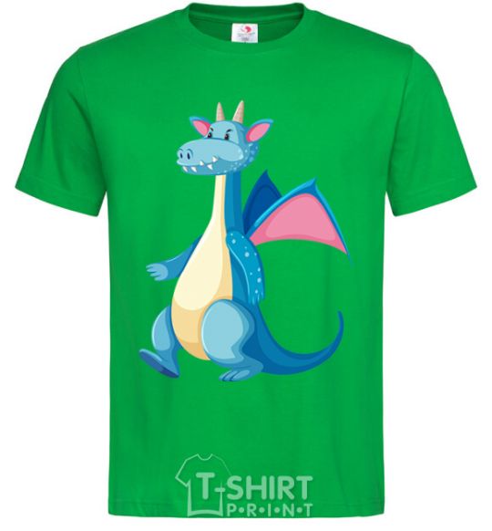 Men's T-Shirt Blue Dragon kelly-green фото