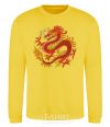 Sweatshirt Dragon flame yellow фото