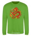 Sweatshirt Dragon flame orchid-green фото
