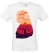 Men's T-Shirt Mother of dragons White фото