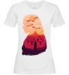 Women's T-shirt Mother of dragons White фото