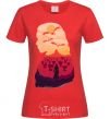 Women's T-shirt Mother of dragons red фото