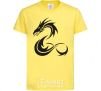 Kids T-shirt Dragon shapes cornsilk фото