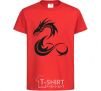 Kids T-shirt Dragon shapes red фото