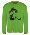 Sweatshirt Dragon shapes orchid-green фото