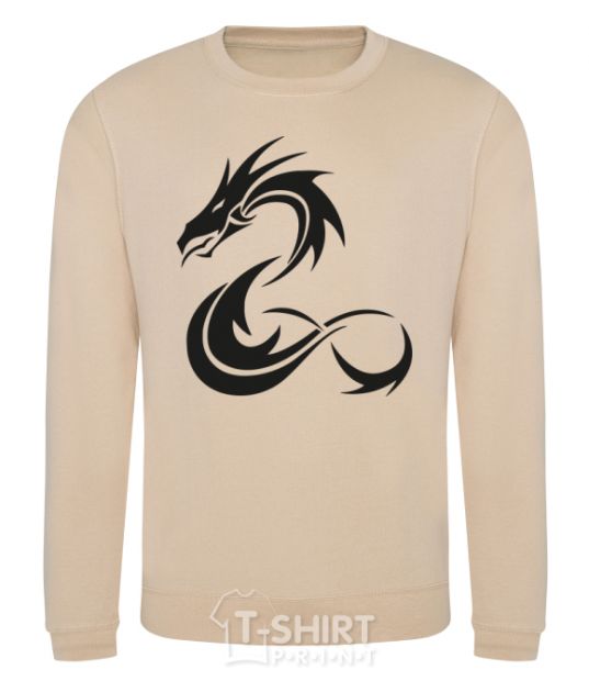 Sweatshirt Dragon shapes sand фото