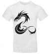 Men's T-Shirt Dragon shapes White фото