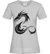 Women's T-shirt Dragon shapes grey фото