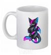 Ceramic mug Dragon girl White фото