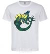 Men's T-Shirt The dragon's tail White фото