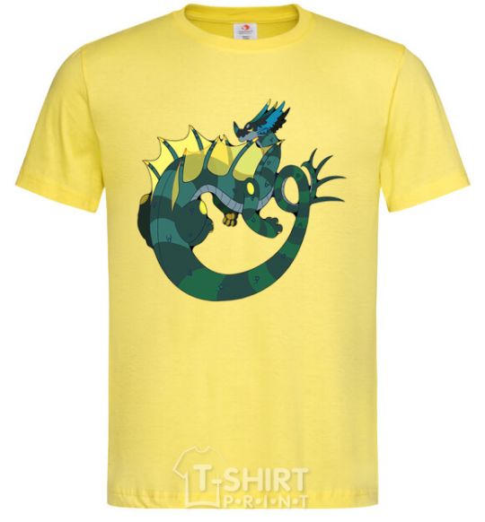 Men's T-Shirt The dragon's tail cornsilk фото