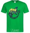 Men's T-Shirt The dragon's tail kelly-green фото