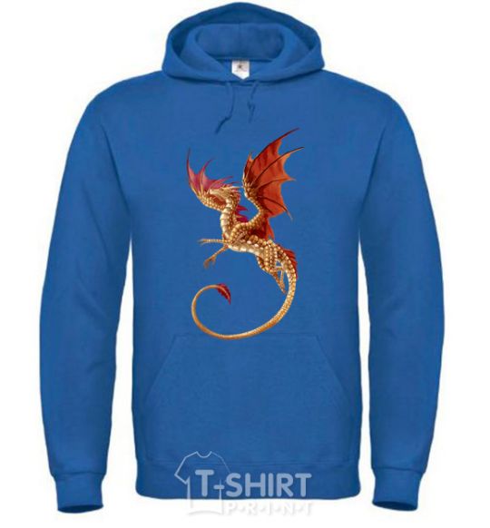 Men`s hoodie Flying dragon royal фото