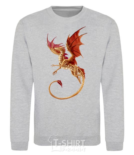 Sweatshirt Flying dragon sport-grey фото