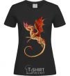 Women's T-shirt Flying dragon black фото